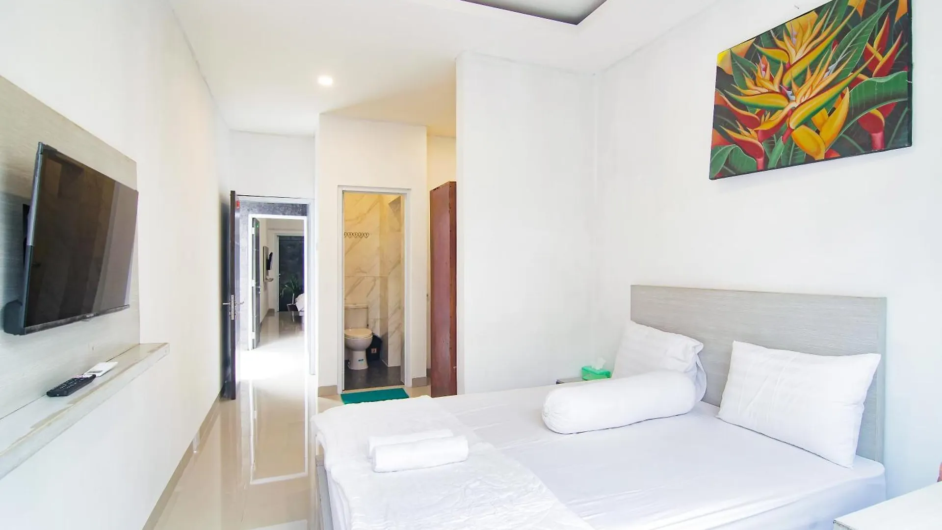 White Blue House 5 - Pvt Room, Shared Pool&Kitchen Ubud  Indonesia
