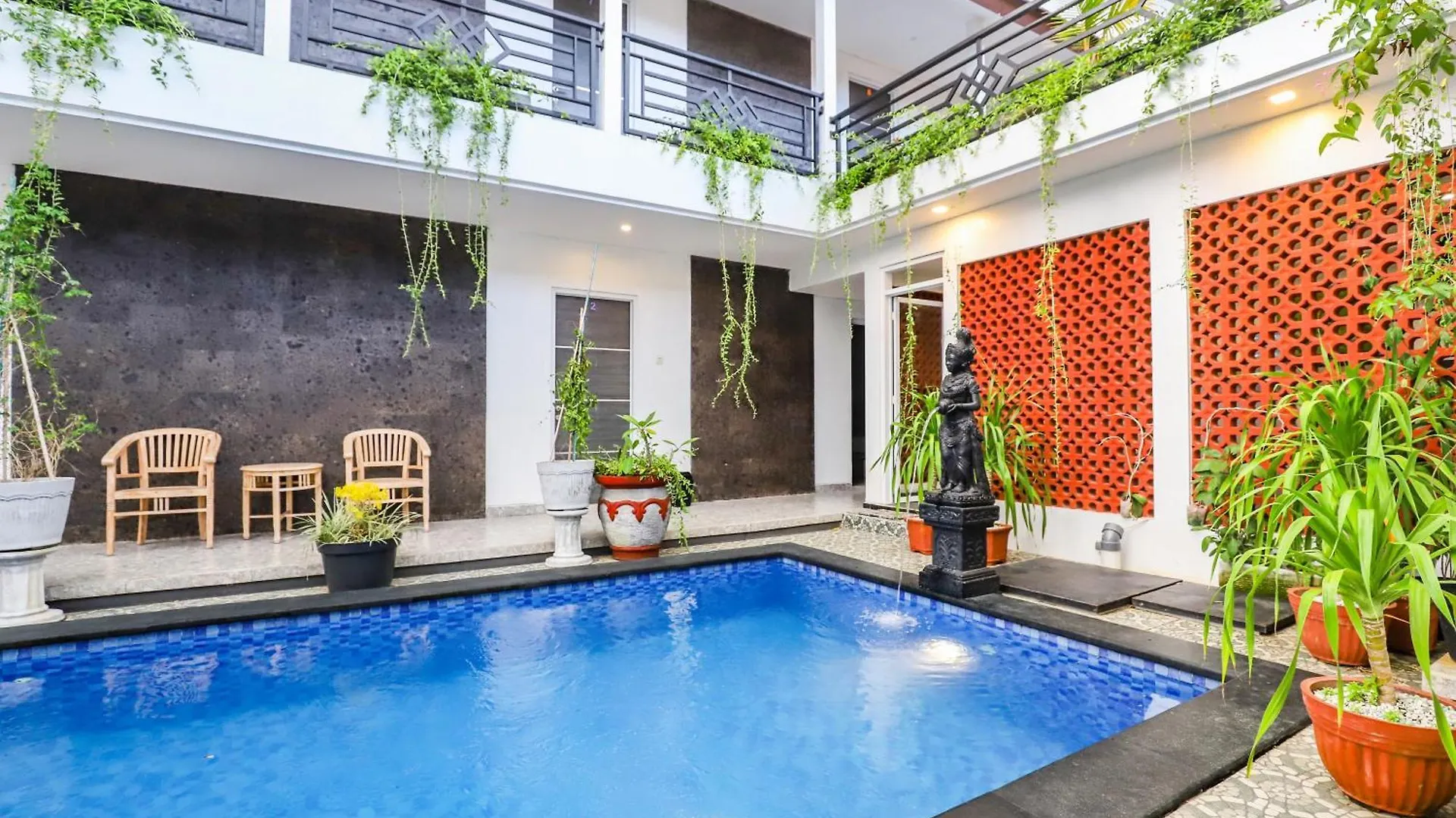 Guest house White Blue House 5 - Pvt Room, Shared Pool&Kitchen Ubud  Indonesia